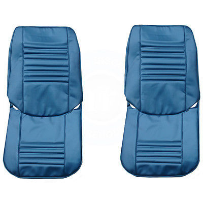1967 Chevy Chevelle Malibu El Camino Pontiac Beaumont Custom Front and Rear Bucket Seat Upholstery Covers